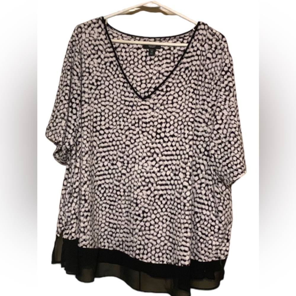 Simply Vera Wang | Size 3X | Black & White